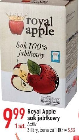 E.Leclerc Sok jabłkowy royal apple oferta