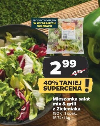Netto Mieszanka sałat mix & grill z zieleniaka netto oferta