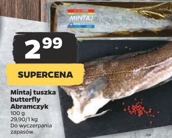 Netto Mintaj tuszka butterfly abramczyk oferta