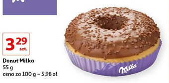 Auchan Donut Milka 55 g oferta