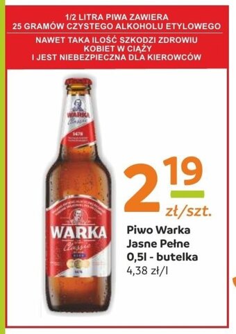 Gama Piwo Warka Jasne Pełne 500ml oferta