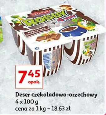 Auchan Deser czekoladowo-orzechowy 4 x 100 g oferta