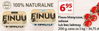 Auchan Finuu klasyczne, solone lub bez laktozy 200g oferta