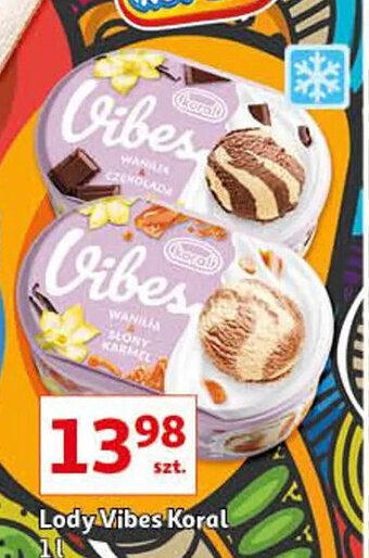 Auchan Lody Vibes Koral 1l oferta