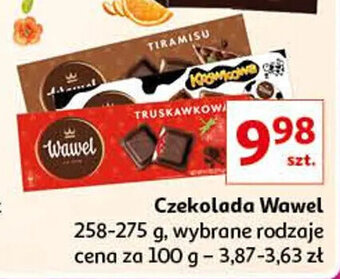 Auchan Czekolada Wawel 258-275 g oferta