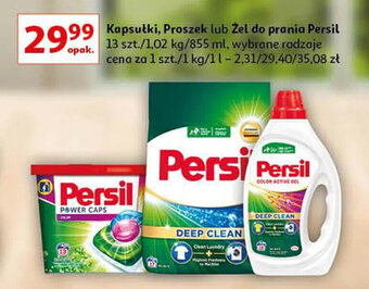Auchan Kapsułki, Proszek lub Żel do prania Persil 13 szt./1,02 kg/855 ml oferta