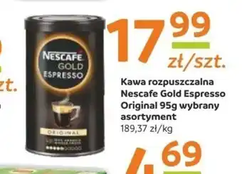 Gama Kawa rozpuszczalna Nescafe Gold Espresso Original 95g oferta