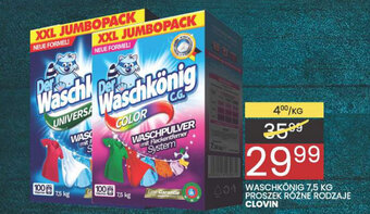 Wafelek Waschkonig proszek do prania 7,5kg oferta
