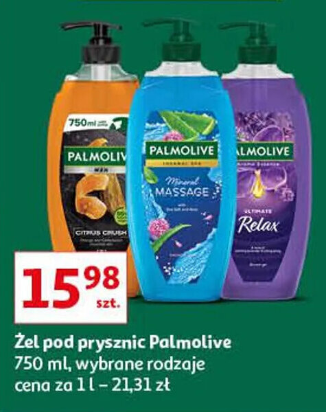 Auchan Żel pod prysznic Palmolive 750ml oferta