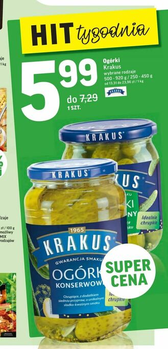 Intermarche Ogórki oferta