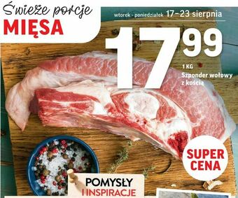 Intermarche Szponder wołowy z kością oferta