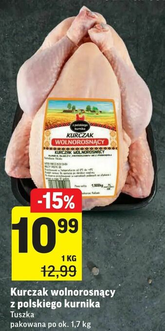 Intermarche Kurczak wolnorosnący z polskiego kurnika oferta