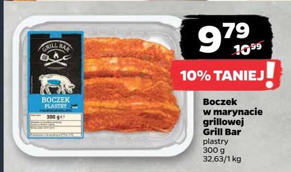 Netto Boczek w marynacie grillowej grill bar oferta