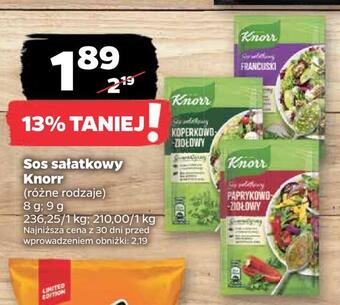 Netto Sos sałatkowy knorr oferta