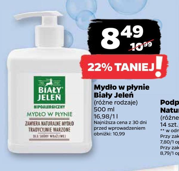 Netto Mydło w płynie biały jeleń oferta