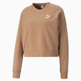 Damska bluza classics z okrągłym kołnierzem