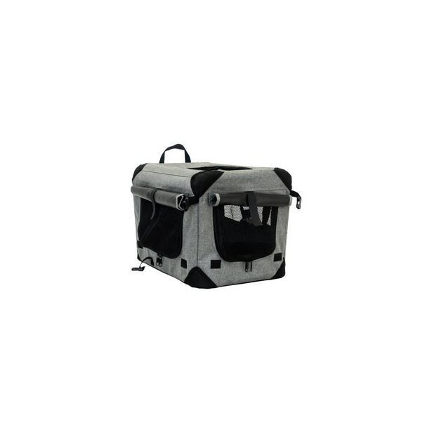 AquaelZOO Dogman transporter millou m 60x42x42 cm szary oferta
