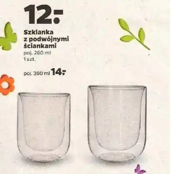 Netto Szklanka z podwójnymi ściankami poj. 260ml 1sztuka oferta