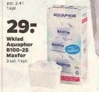 Netto Wkład Aquaphor B100-25 Maxfor 3sztuki oferta