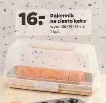 Netto Pojemnik na ciasto keks wym. 36x16x14cm 1kpl. oferta