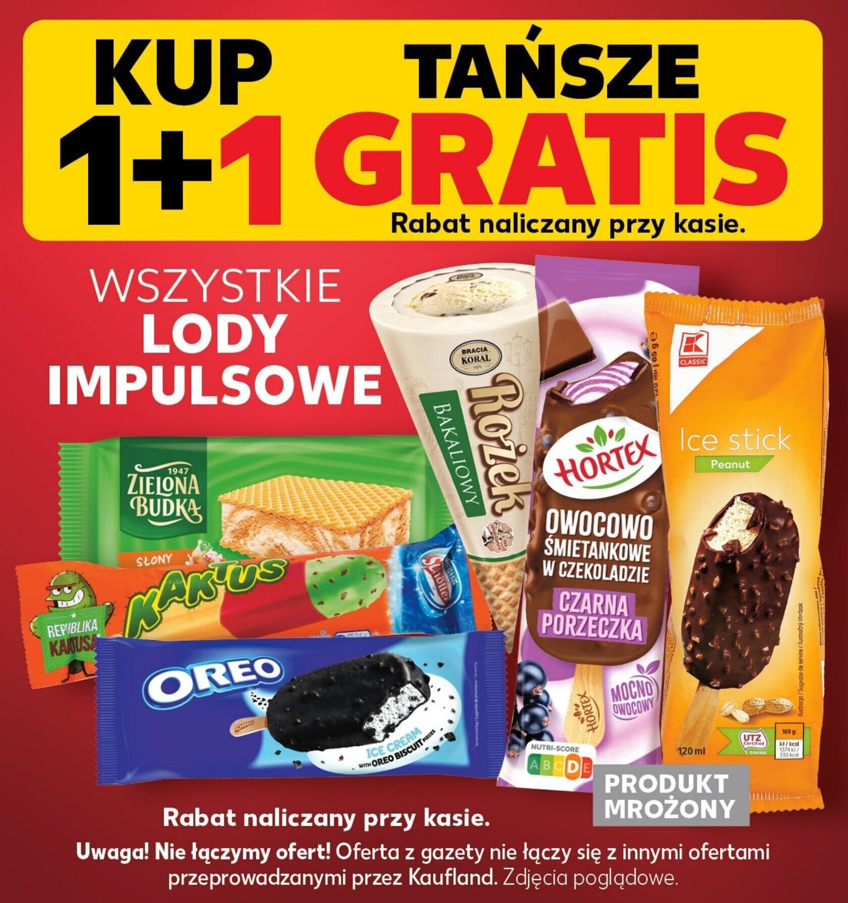 Kaufland WSZYSTKIE LODY IMPULSOWE oferta