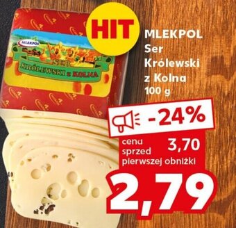 Kaufland MLEKPOL Ser Królewski z Kolna 100g oferta