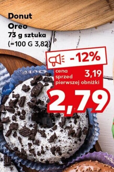 Kaufland Donut Oreo 73 g sztuka oferta