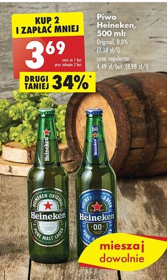 Biedronka Piwo heineken oferta