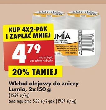 Biedronka Wkład olejowy do zniczy lumia oferta