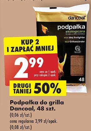 Biedronka Podpałka ekologiczna dancoal oferta