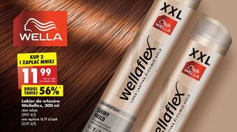 Biedronka Lakier do włosów shiny hold wellaflex oferta