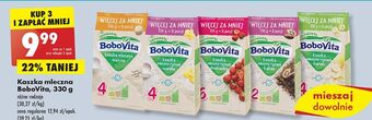 Biedronka Kaszka mleczna manna bobovita oferta