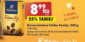 Biedronka Kawa tchibo family classic oferta