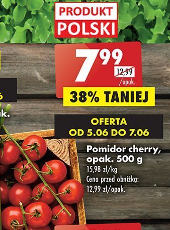 Biedronka Pomidory cherry czerwone oferta