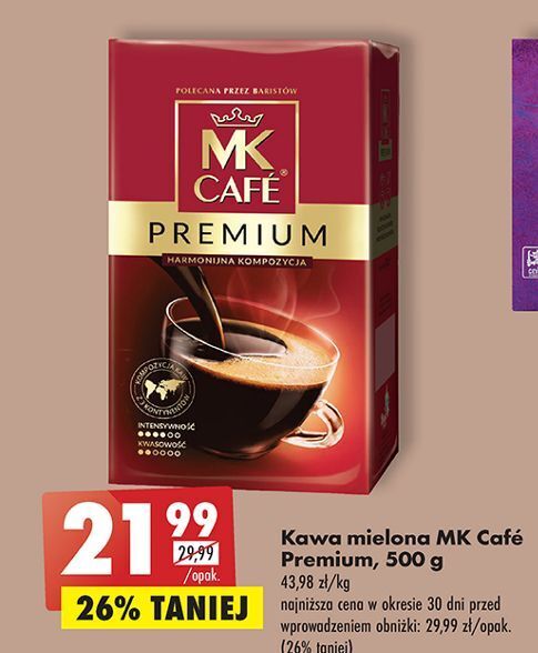 Biedronka Kawa mk cafe premium oferta