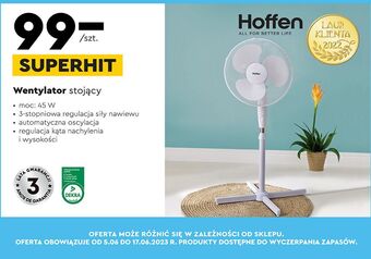 Wentylator podłogowy 45 w hoffen