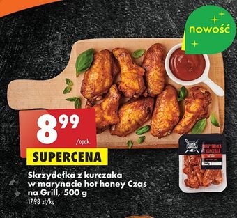 Biedronka Skrzydełka z kurczaka w marynacie hickory bbq czas na grill oferta