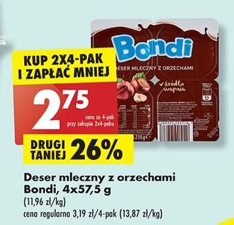 Biedronka Deser mleczny z orzechami bondi oferta