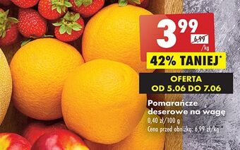 Biedronka Pomarańcze deserowe oferta