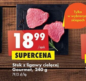 Biedronka Steki z ligawy cielęcej gourmet oferta