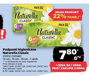 Netto Podpaski night naturella classic oferta