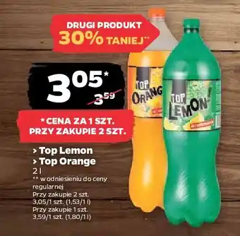 Netto Napój top lemon oferta