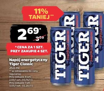 Netto Napój original tiger energy drink oferta
