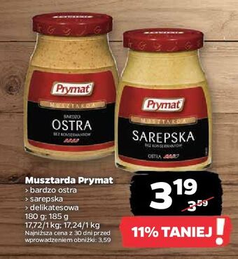 Netto Musztarda sarepska prymat oferta