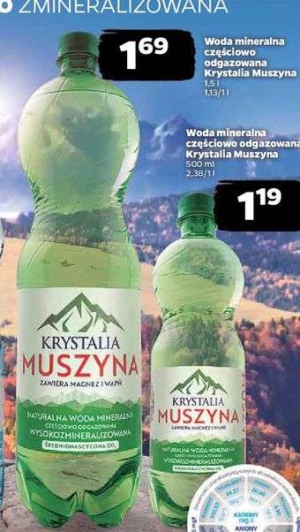Netto Woda mineralna krystalia muszyna oferta