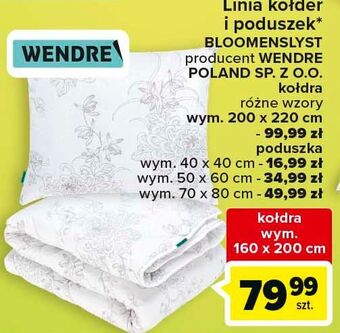 Carrefour Kołdra bloomenslyst 220 x 200 cm wendre oferta