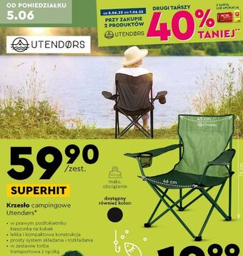 Biedronka Krzesło turystyczne utendors oferta