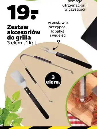 Netto Zesaw akcesoriów do grilla: szczypce + łopatka widelec oferta