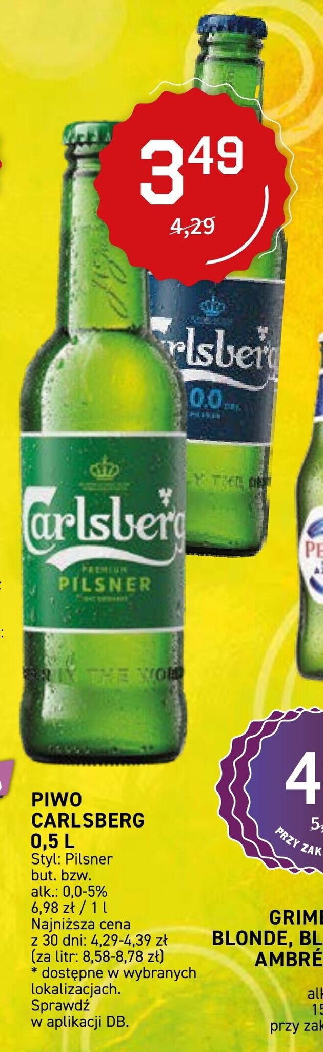 Duży Ben CARLSBERG Piwo 0,5 L Styl: Pilsner oferta