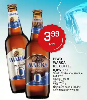 Duży Ben Warka Piwo Ice Coffee 0,0% 0,5l oferta